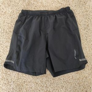 Brooks Men's Running Shorts Size Small - Black
